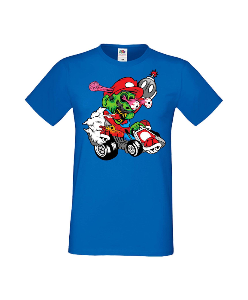 Мъжка Тениска Super Mario Mario Cart Zombie 3