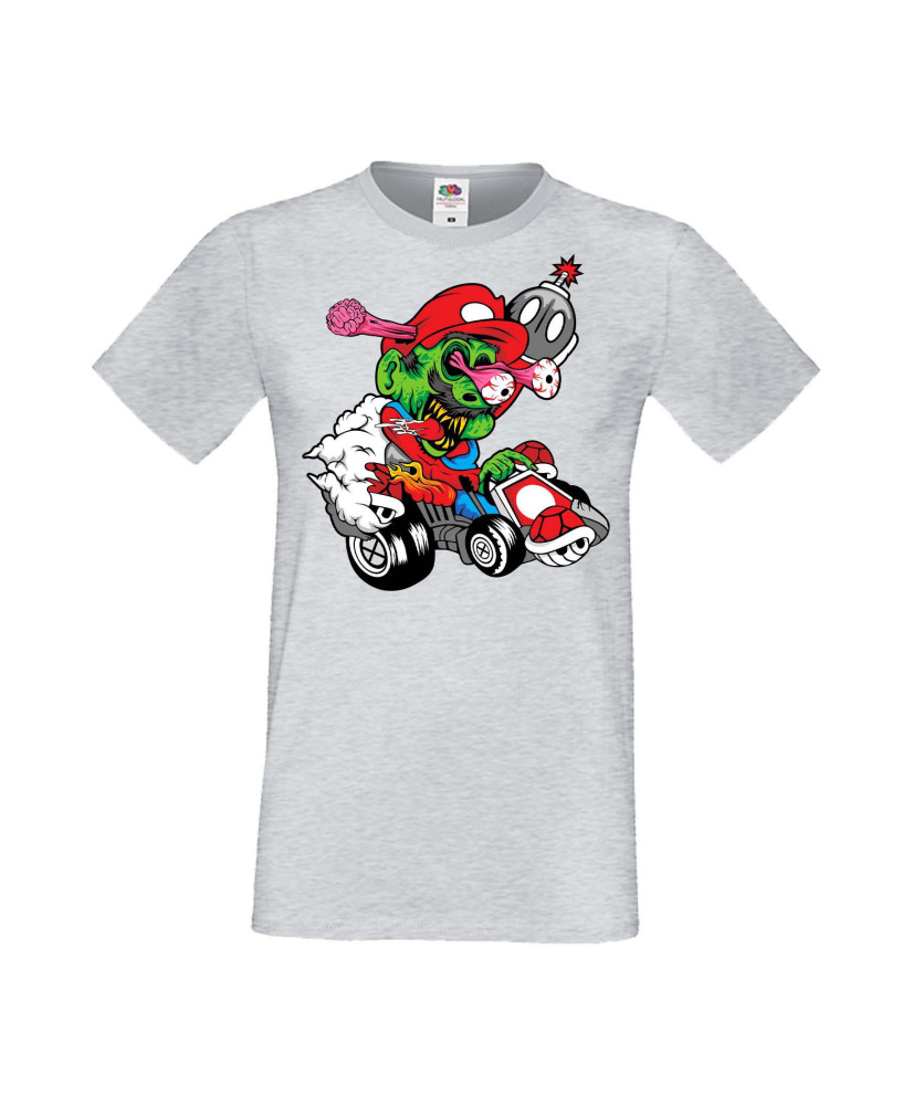 Мъжка Тениска Super Mario Mario Cart Zombie 3