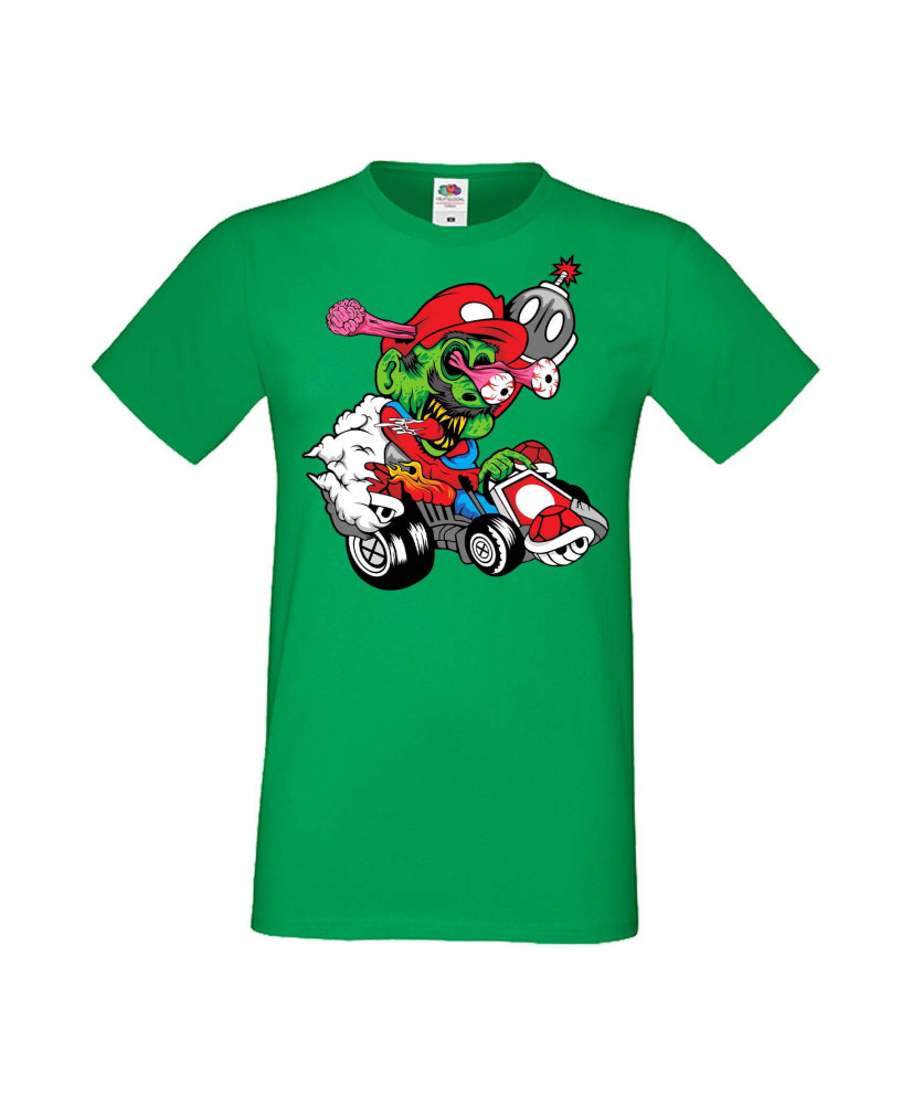 Мъжка Тениска Super Mario Mario Cart Zombie 3