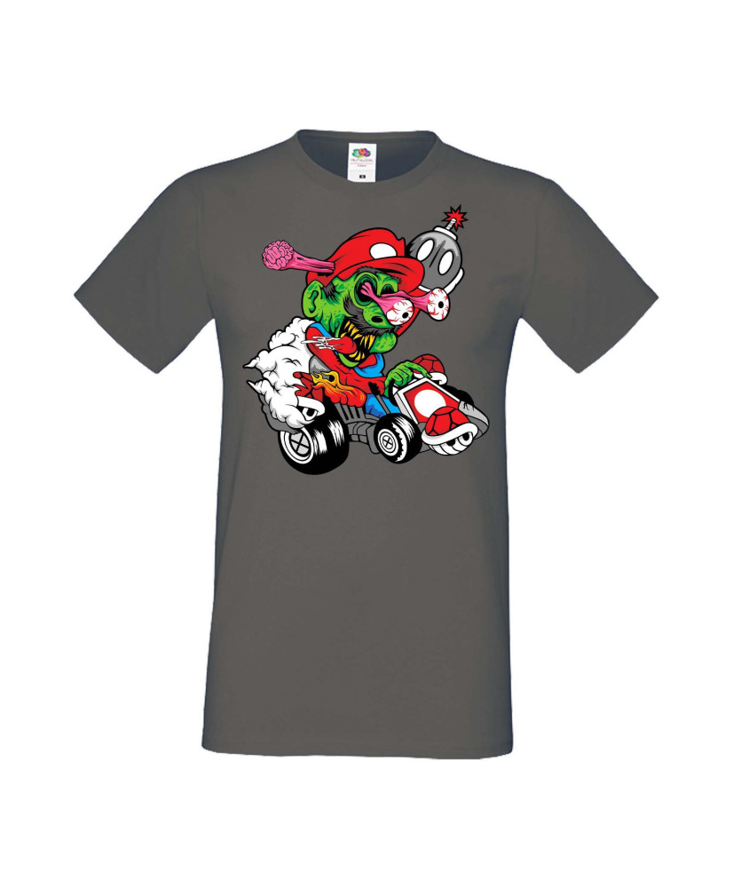 Мъжка Тениска Super Mario Mario Cart Zombie 3