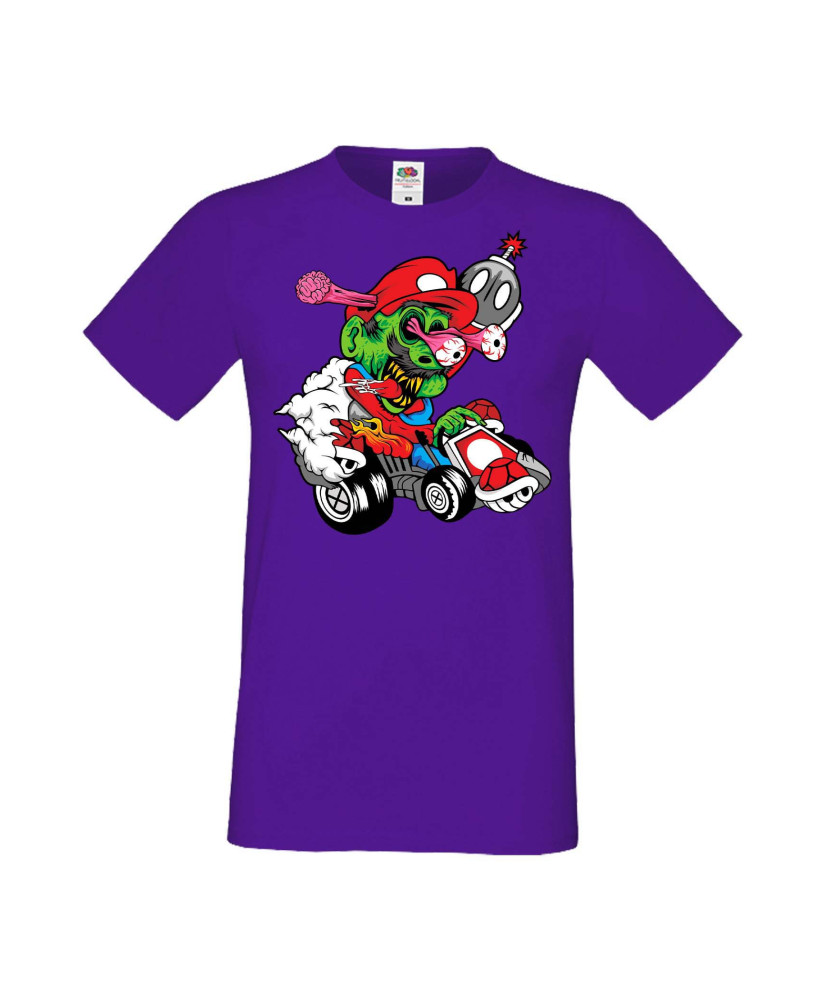 Мъжка Тениска Super Mario Mario Cart Zombie 3