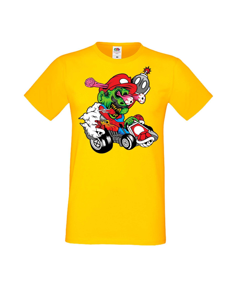 Мъжка Тениска Super Mario Mario Cart Zombie 3