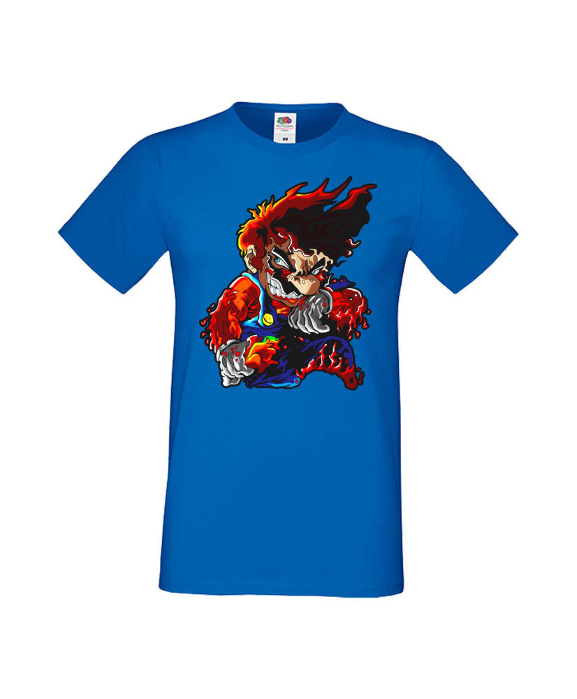 Мъжка Тениска Super Mario Mario Flame