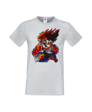 Мъжка Тениска Super Mario Mario Flame