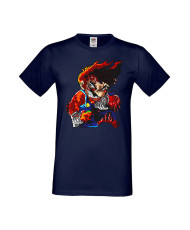Мъжка Тениска Super Mario Mario Flame