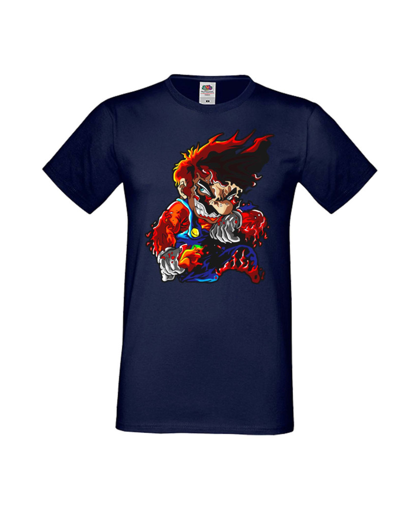 Мъжка Тениска Super Mario Mario Flame