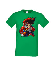 Мъжка Тениска Super Mario Mario Flame