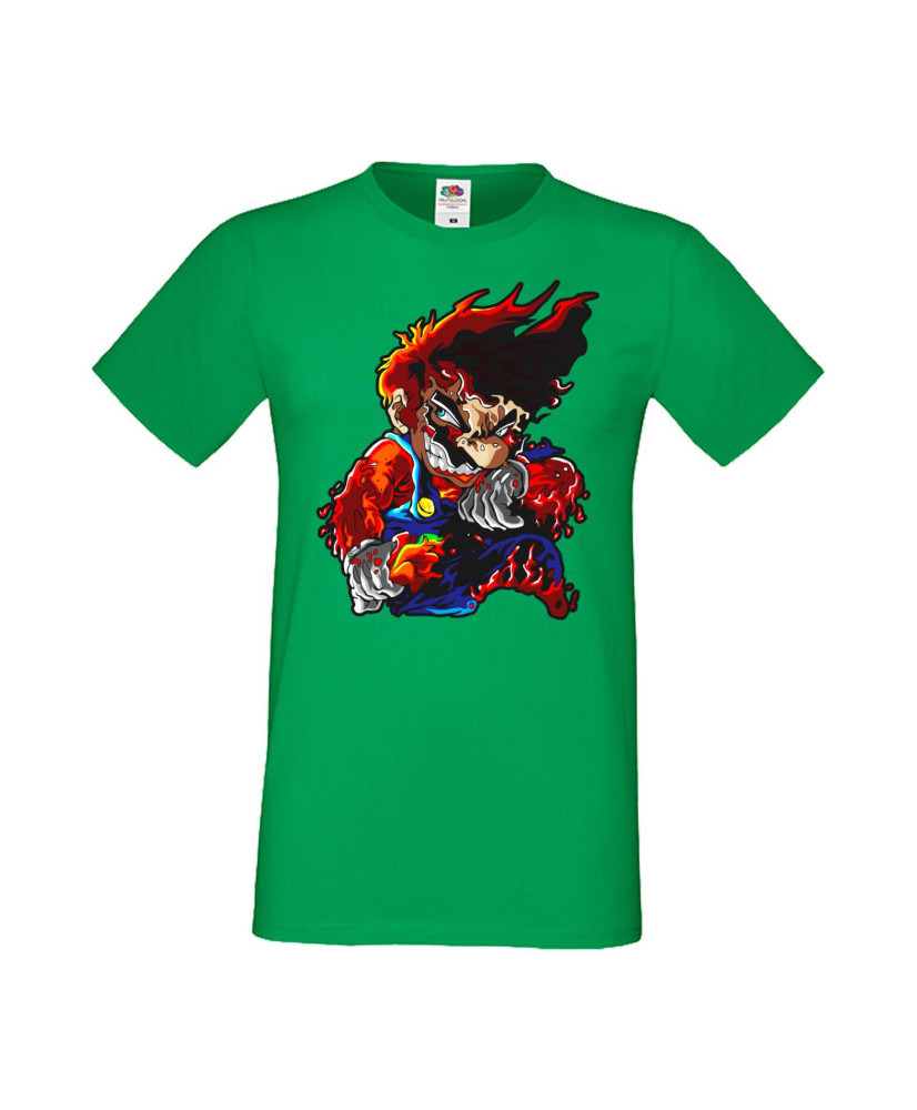 Мъжка Тениска Super Mario Mario Flame