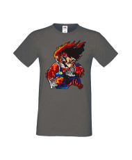Мъжка Тениска Super Mario Mario Flame