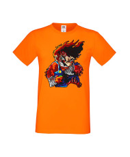 Мъжка Тениска Super Mario Mario Flame
