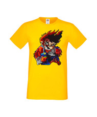 Мъжка Тениска Super Mario Mario Flame