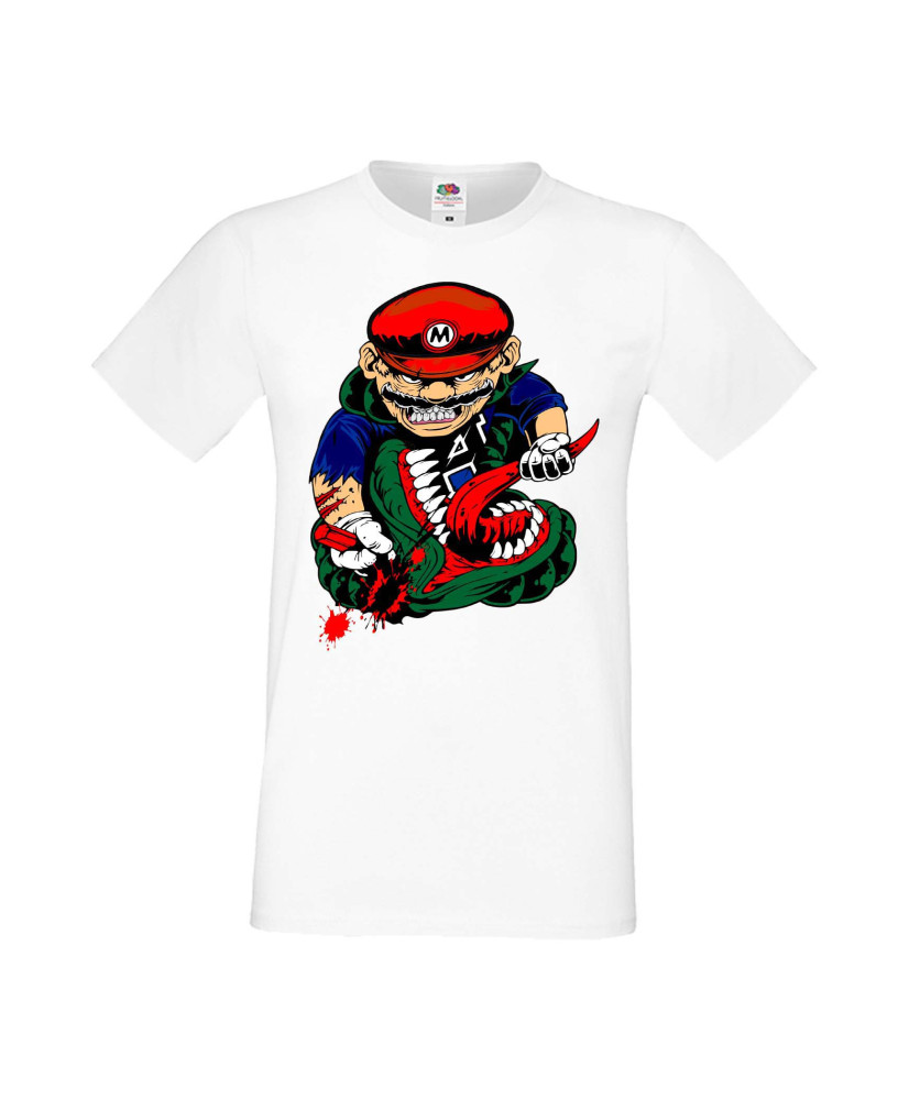 Мъжка Тениска Super Mario Mario Vs Monster