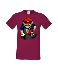 Мъжка Тениска Super Mario Mario Vs Monster
