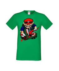 Мъжка Тениска Super Mario Mario Vs Monster