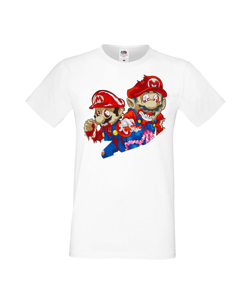 Мъжка Тениска Super Mario Mario Zombie 2