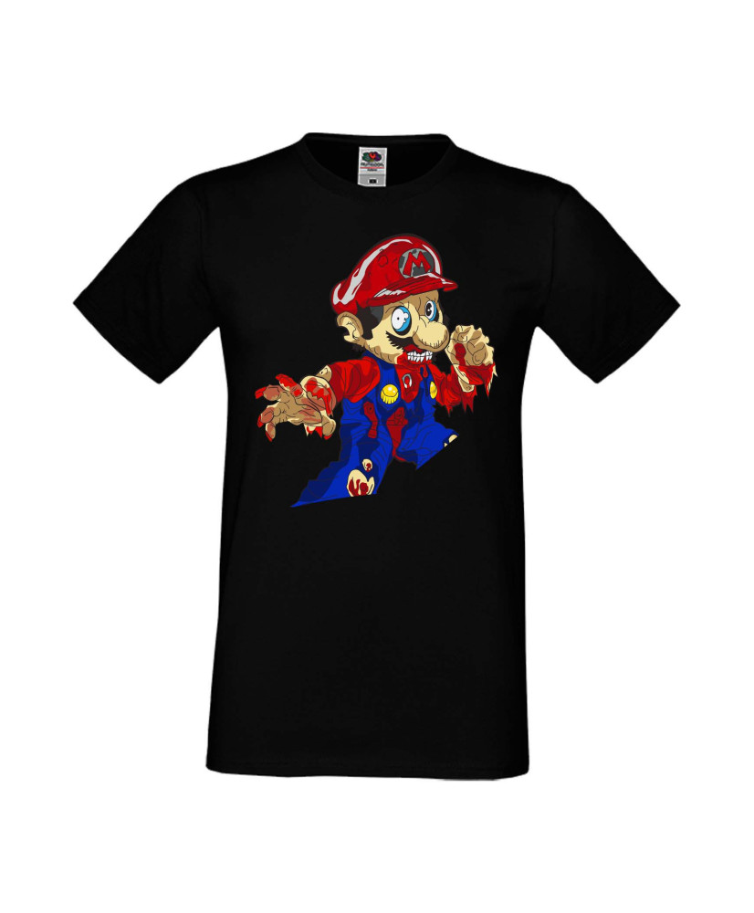 Мъжка Тениска Super Mario Mario Zombie 4