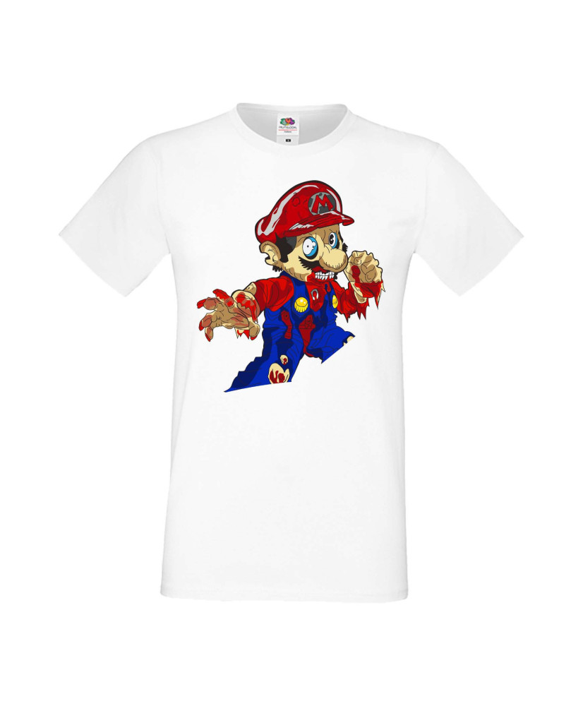 Мъжка Тениска Super Mario Mario Zombie 4