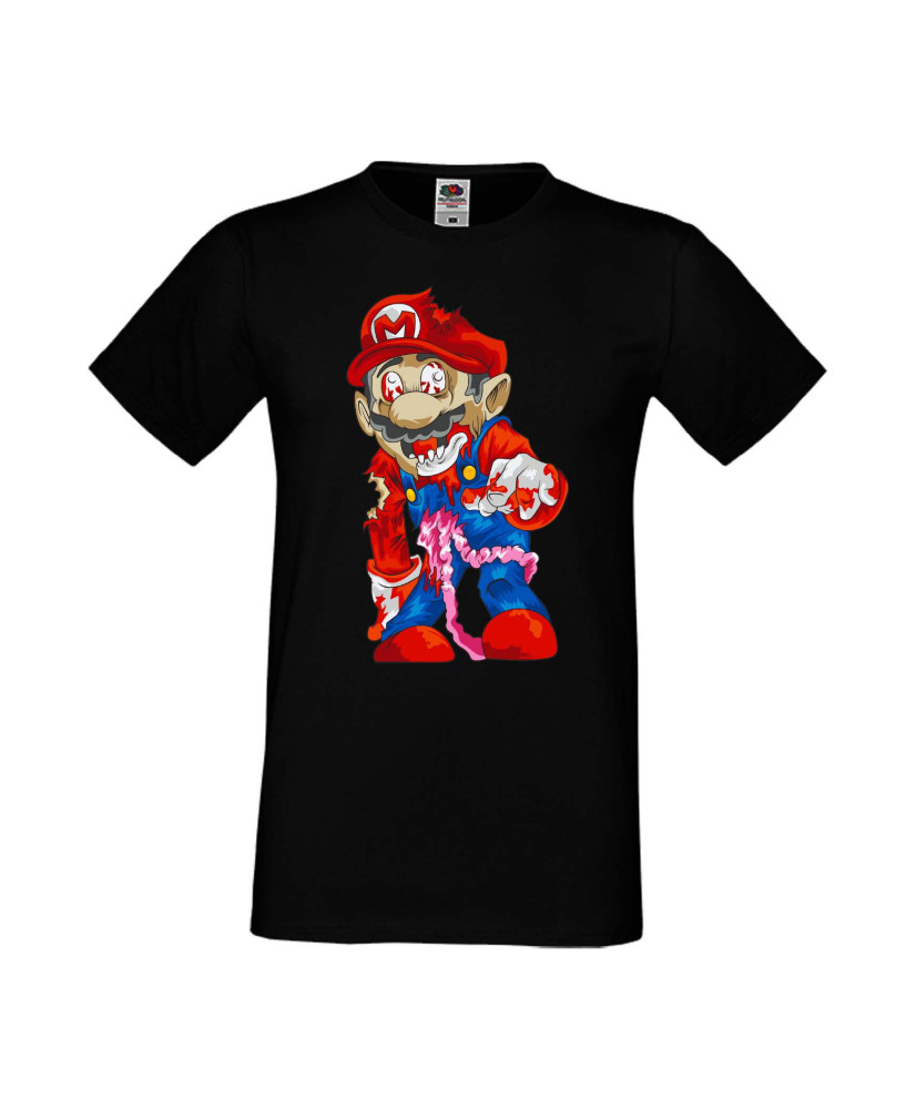 Мъжка Тениска Super Mario Mario Zombie 6