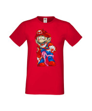 Мъжка Тениска Super Mario Mario Zombie 6