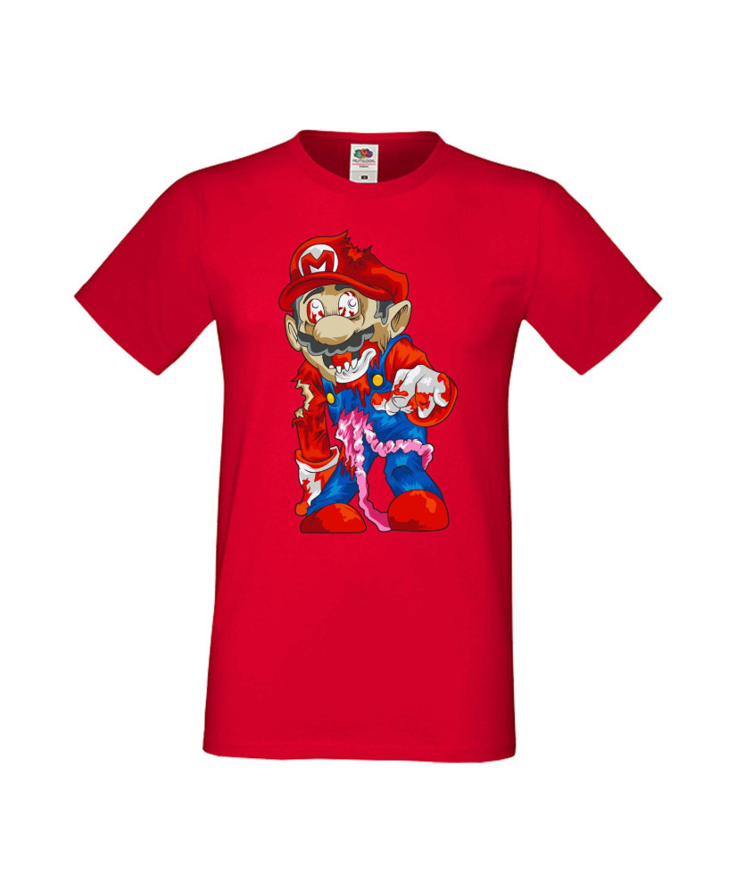 Мъжка Тениска Super Mario Mario Zombie 6