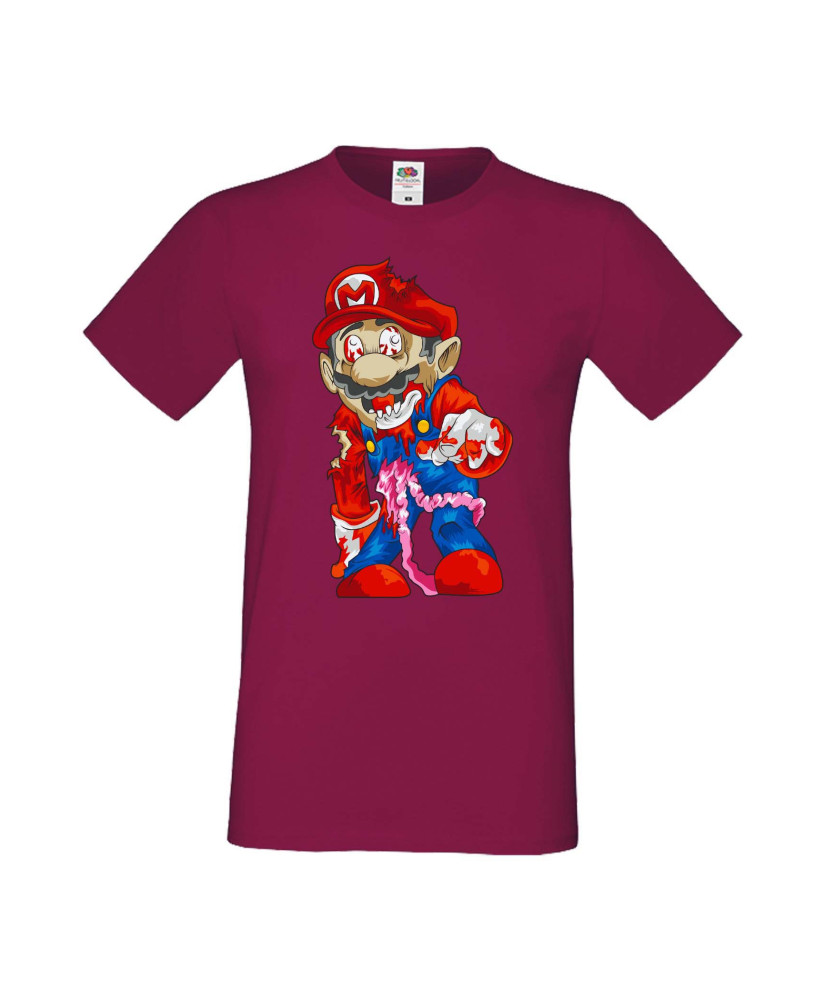 Мъжка Тениска Super Mario Mario Zombie 6
