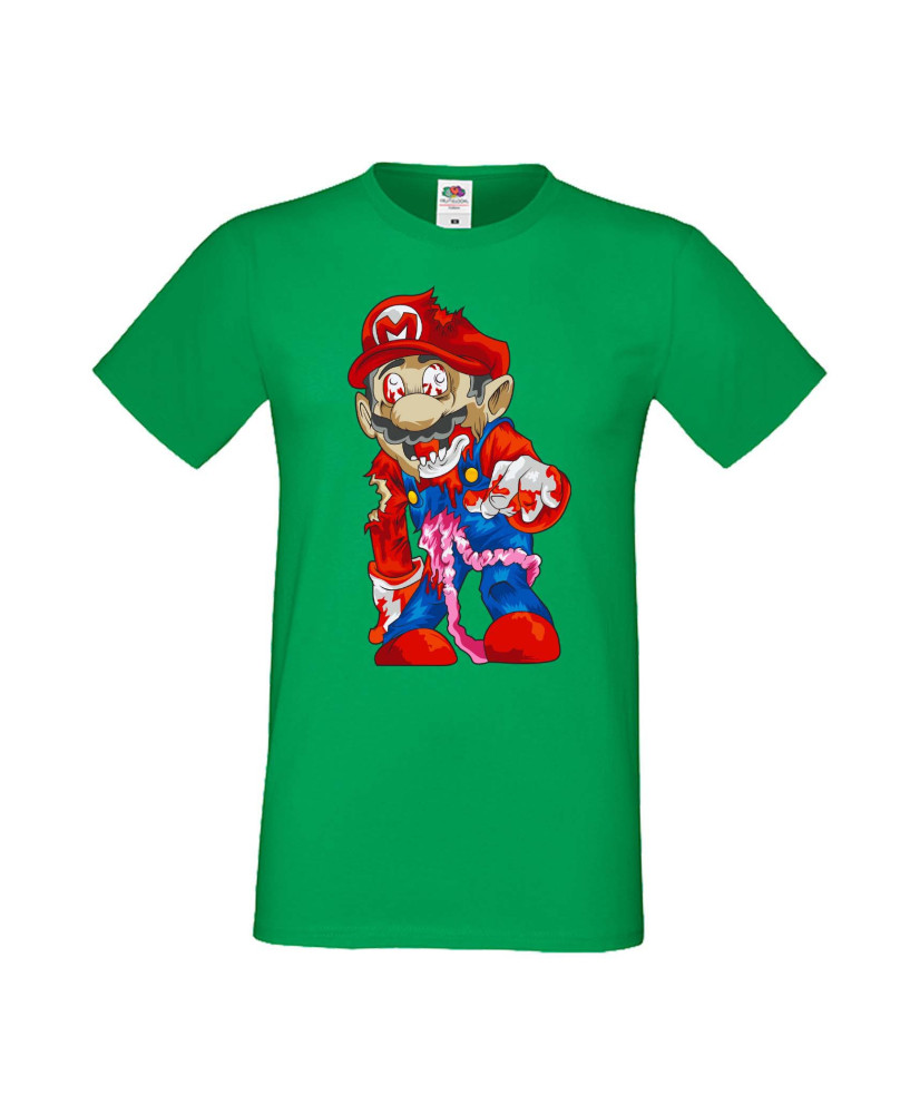 Мъжка Тениска Super Mario Mario Zombie 6