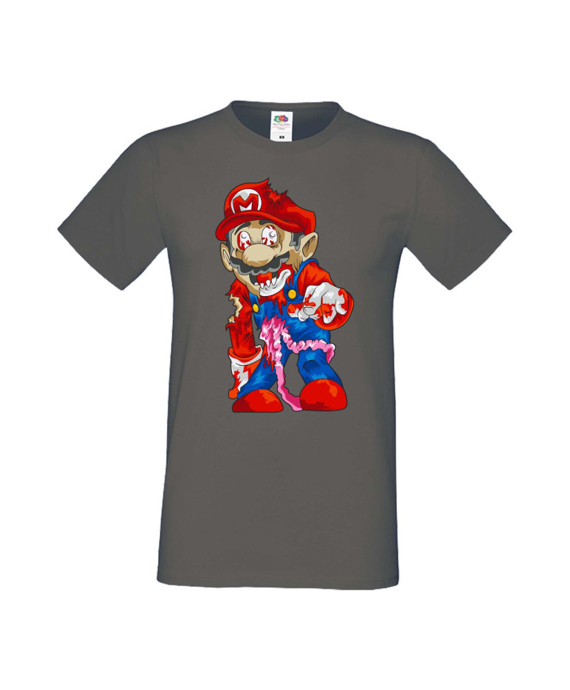 Мъжка Тениска Super Mario Mario Zombie 6