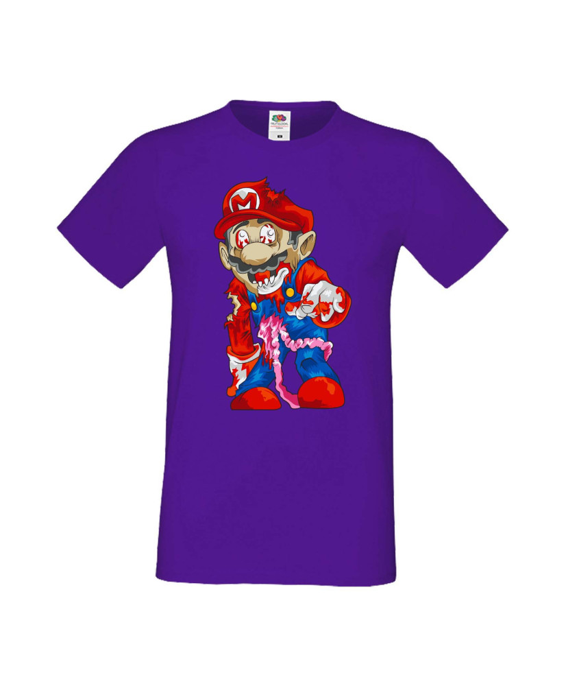 Мъжка Тениска Super Mario Mario Zombie 6