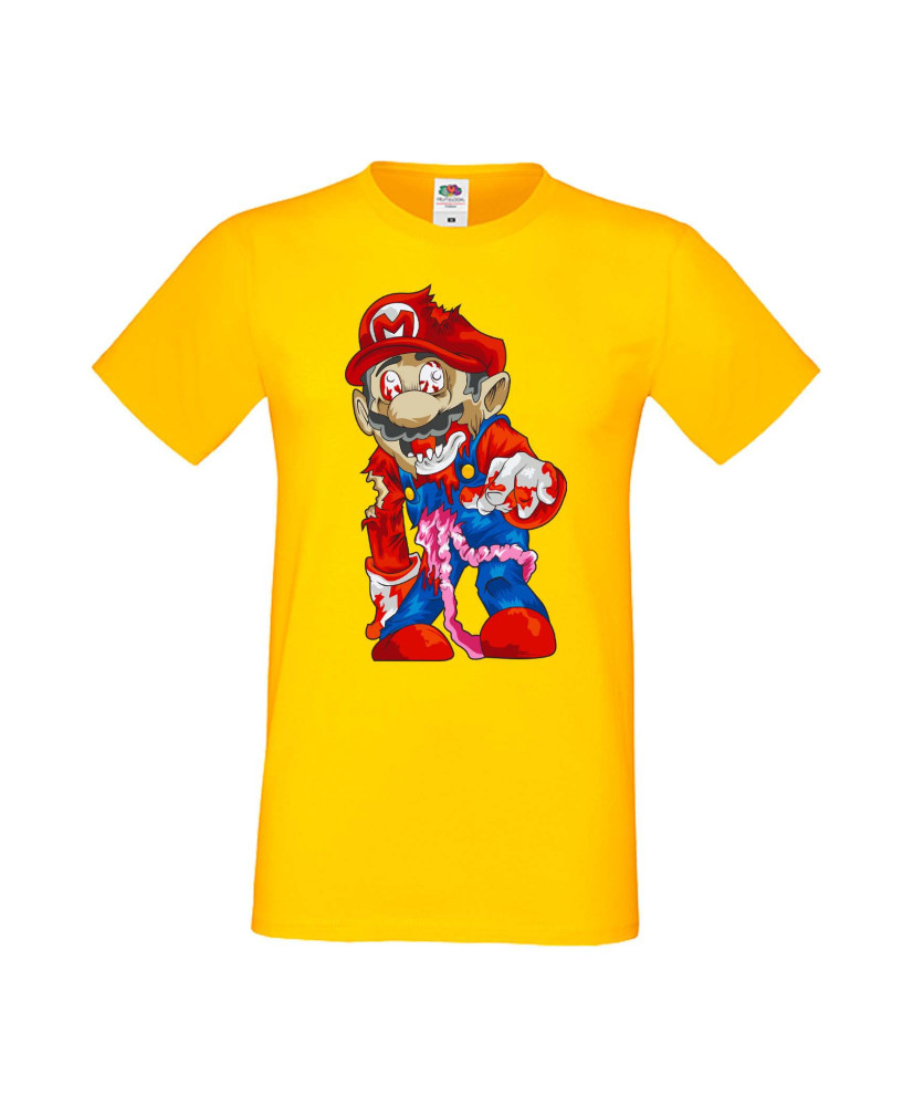 Мъжка Тениска Super Mario Mario Zombie 6