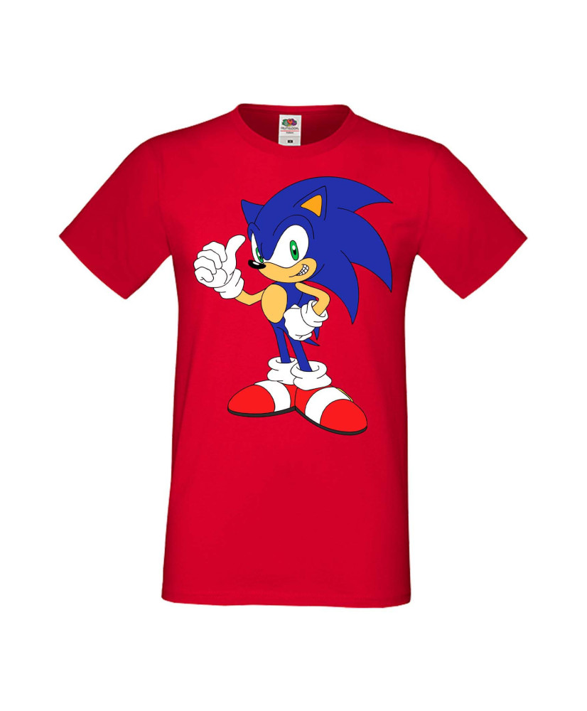 Мъжка Тениска Sega Sonic Tales Knuckles Sonic 005