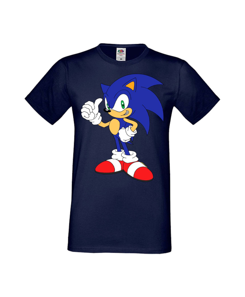 Мъжка Тениска Sega Sonic Tales Knuckles Sonic 005