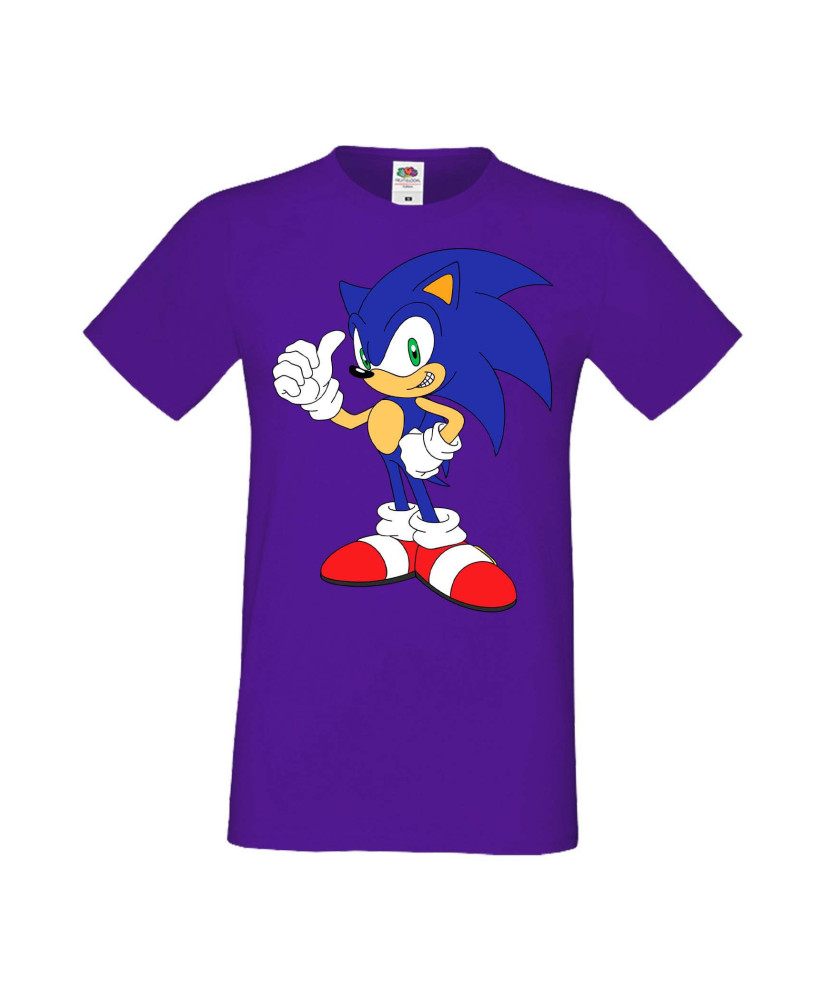 Мъжка Тениска Sega Sonic Tales Knuckles Sonic 005