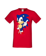 Мъжка Тениска Sega Sonic Tales Knuckles Sonic 006