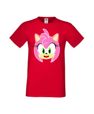 Мъжка Тениска Sega Sonic Tales Knuckles Sonic Amy