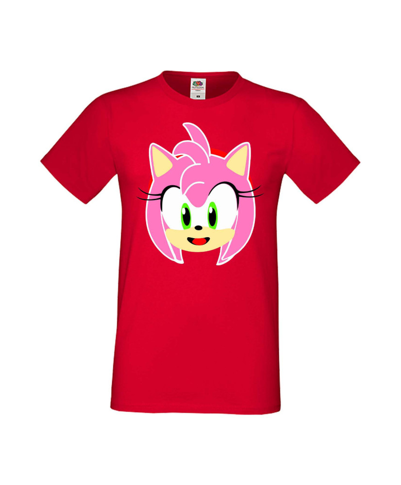 Мъжка Тениска Sega Sonic Tales Knuckles Sonic Amy