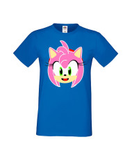 Мъжка Тениска Sega Sonic Tales Knuckles Sonic Amy