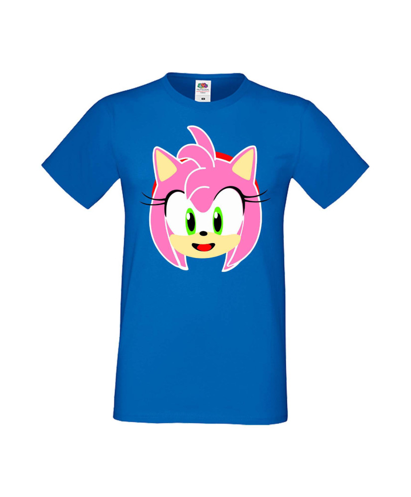 Мъжка Тениска Sega Sonic Tales Knuckles Sonic Amy