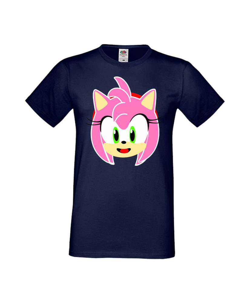 Мъжка Тениска Sega Sonic Tales Knuckles Sonic Amy
