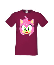 Мъжка Тениска Sega Sonic Tales Knuckles Sonic Amy