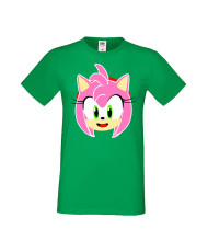 Мъжка Тениска Sega Sonic Tales Knuckles Sonic Amy