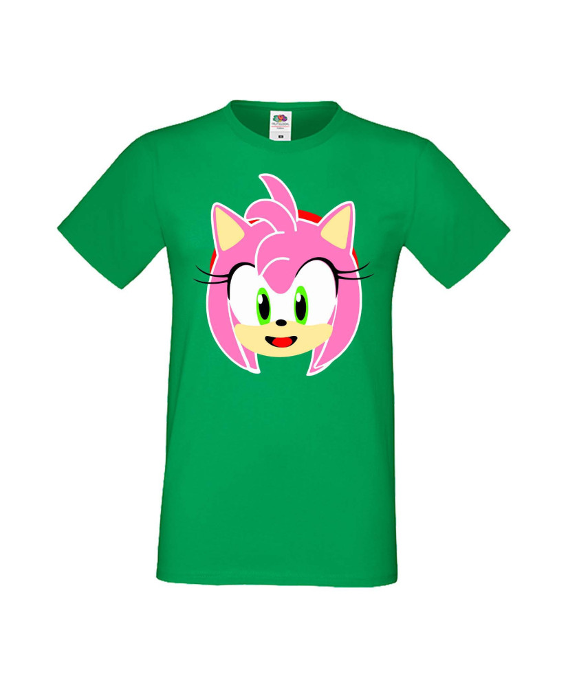 Мъжка Тениска Sega Sonic Tales Knuckles Sonic Amy