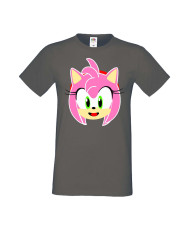 Мъжка Тениска Sega Sonic Tales Knuckles Sonic Amy