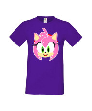 Мъжка Тениска Sega Sonic Tales Knuckles Sonic Amy