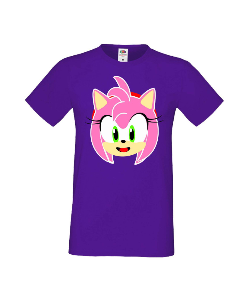 Мъжка Тениска Sega Sonic Tales Knuckles Sonic Amy
