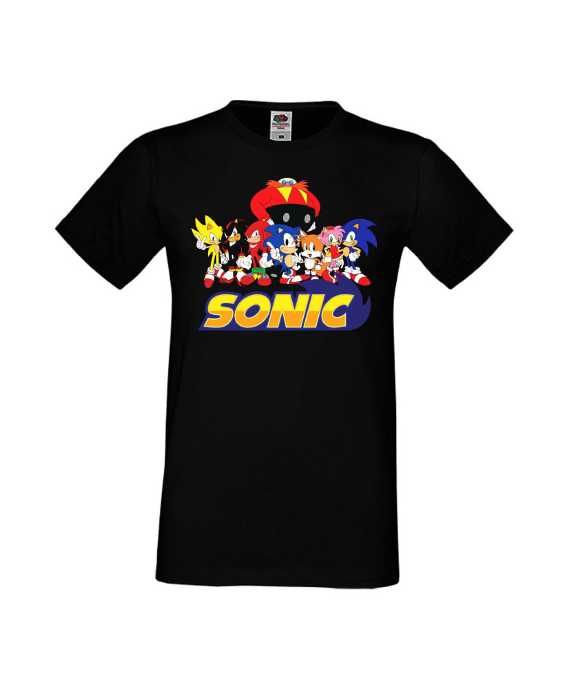 Мъжка Тениска Sega Sonic Tales Knuckles Sonic And Friends 002