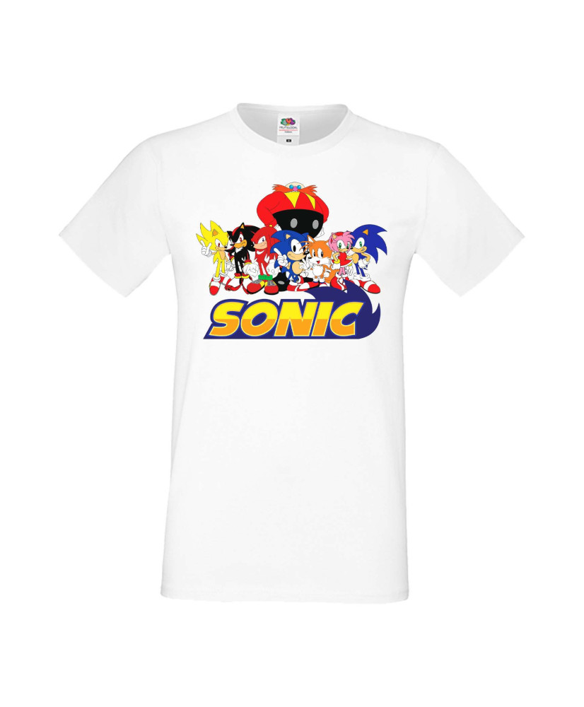 Мъжка Тениска Sega Sonic Tales Knuckles Sonic And Friends 002