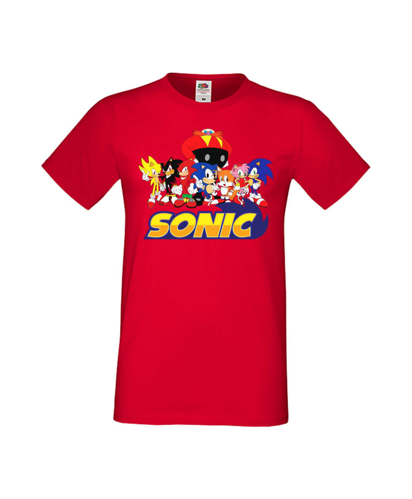 Мъжка Тениска Sega Sonic Tales Knuckles Sonic And Friends 002
