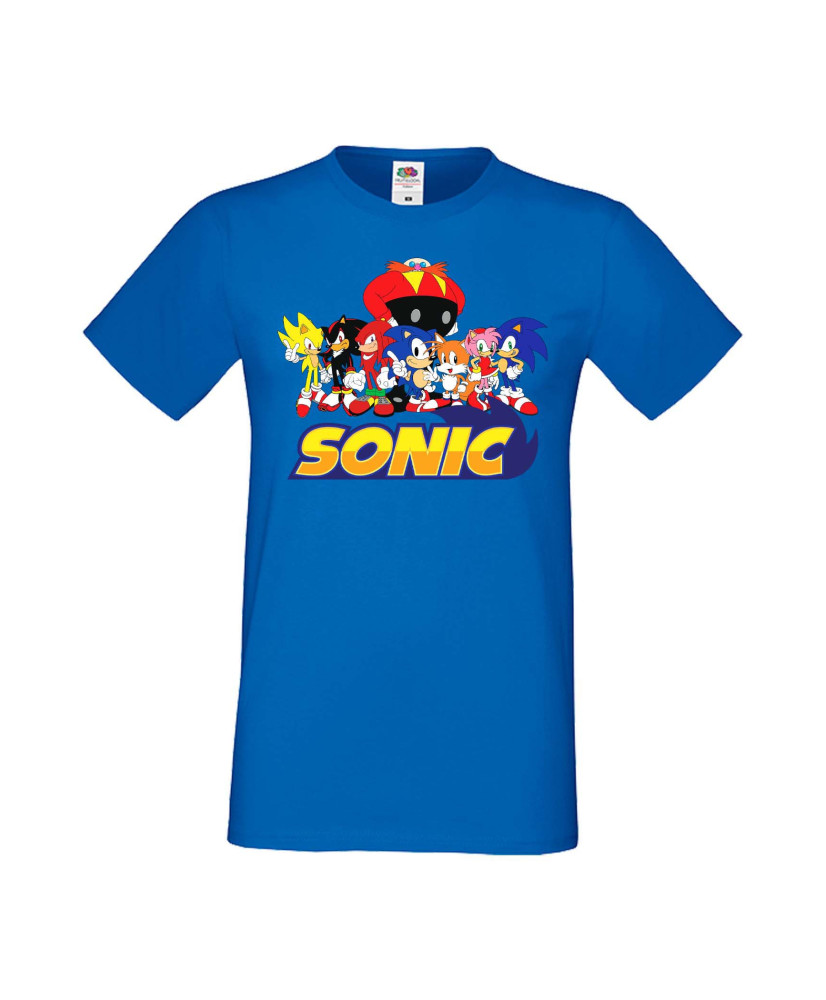 Мъжка Тениска Sega Sonic Tales Knuckles Sonic And Friends 002
