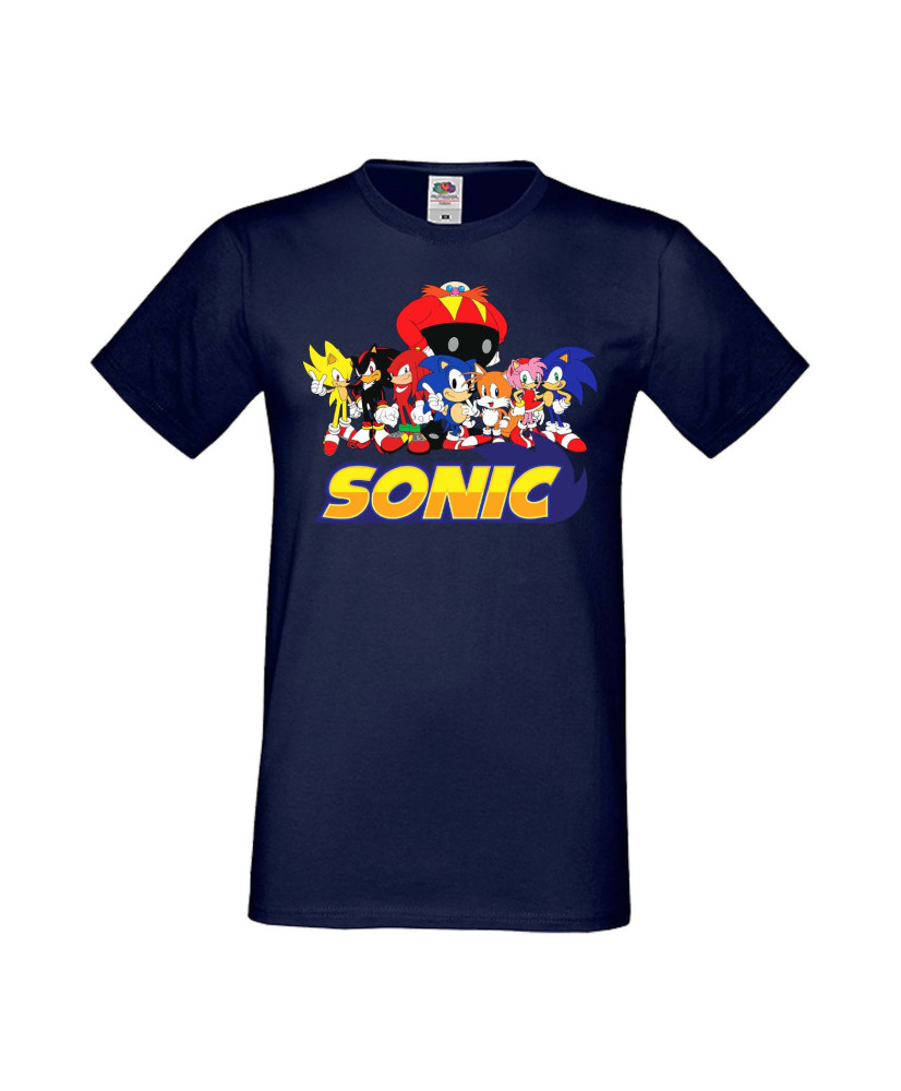 Мъжка Тениска Sega Sonic Tales Knuckles Sonic And Friends 002
