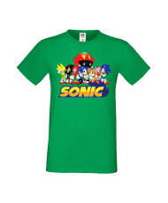 Мъжка Тениска Sega Sonic Tales Knuckles Sonic And Friends 002